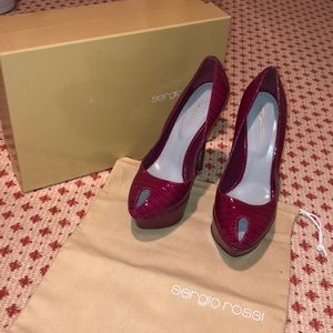 sergio rossi scarpe donna pump size 37.5